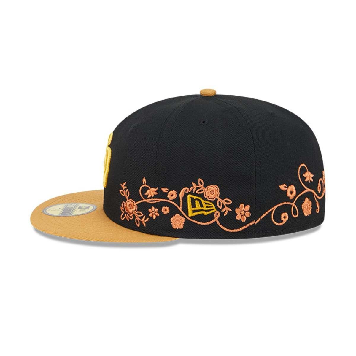 Gorro 59fifty MLB San Diego Padres Floral Vine Black - 60565668-3