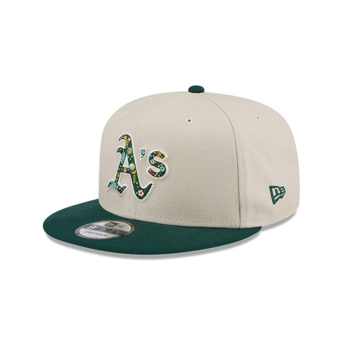 Gorro 9fifty MLB Oakland Athletics Floral Fill Light Beige - 60565644-1