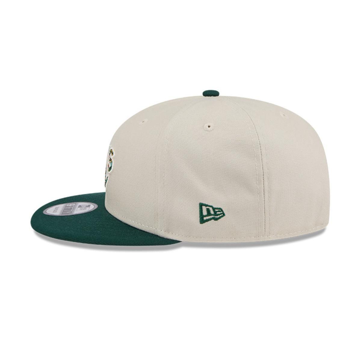 Gorro 9fifty MLB Oakland Athletics Floral Fill Light Beige - 60565644-4