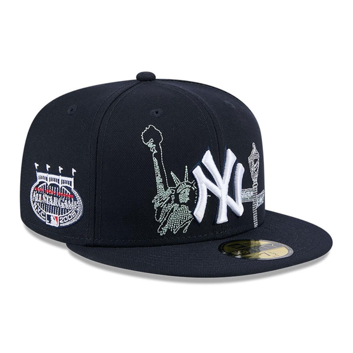 Gorra 59Fifty New York Yankees MLB State Stitch Navy - 60641266-0