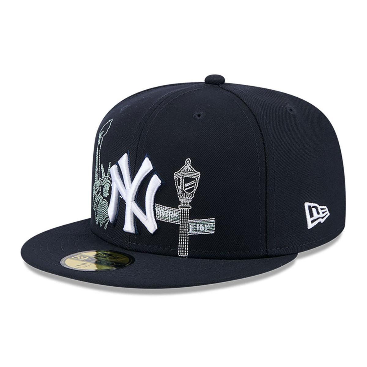 Gorra 59Fifty New York Yankees MLB State Stitch Navy - 60641266-1