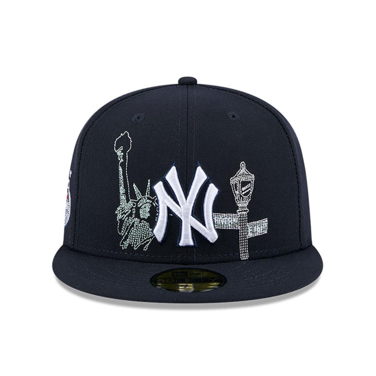 Gorra 59Fifty New York Yankees MLB State Stitch Navy - 60641266-2