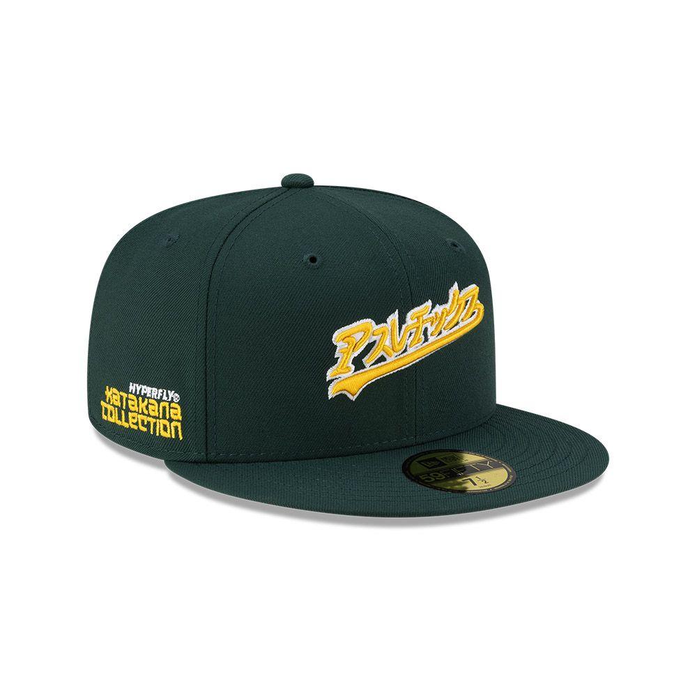 Gorra New Era 59Fifty Oakland Athletics Hyperfly X MLB 2025 Verde - 60772222-0