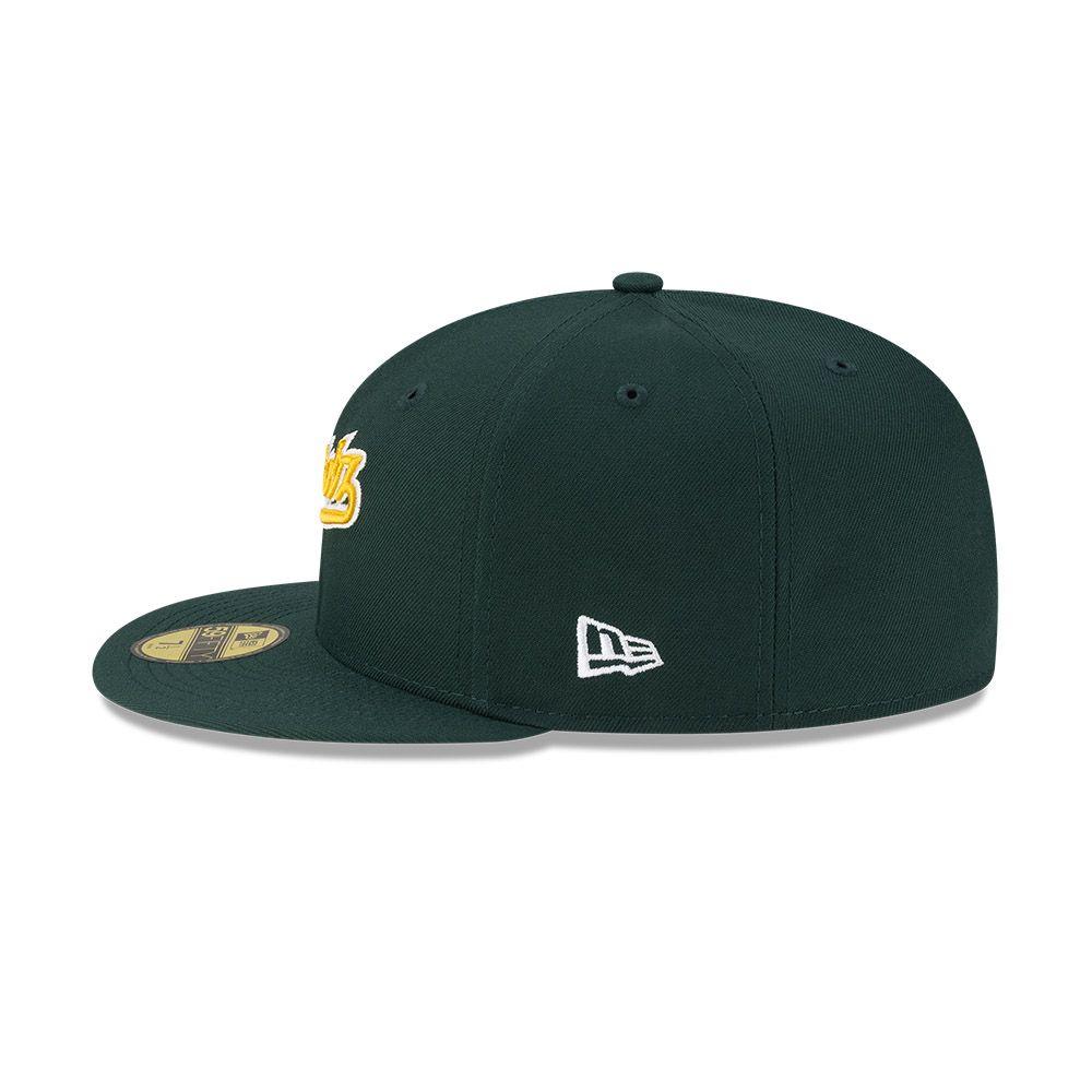 Gorra New Era 59Fifty Oakland Athletics Hyperfly X MLB 2025 Verde - 60772222-3