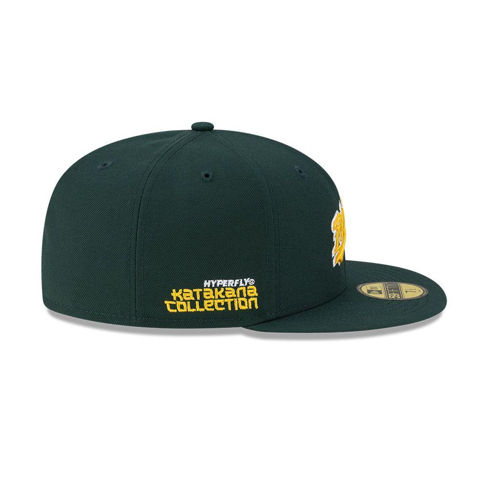 Gorra New Era 59Fifty Oakland Athletics Hyperfly X MLB 2025 Verde - 60772222-4