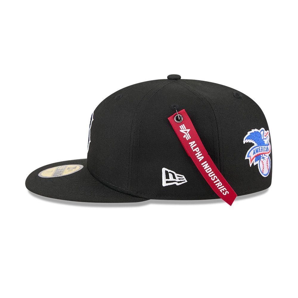 Gorra 59Fifty Boston Red Sox Alpha Industries Black - 60692321-8