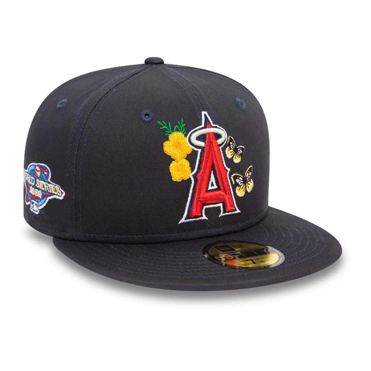 Gorra 59Fifty Anaheim Angels MLB Seasonal Flower Azul - 60565394-0