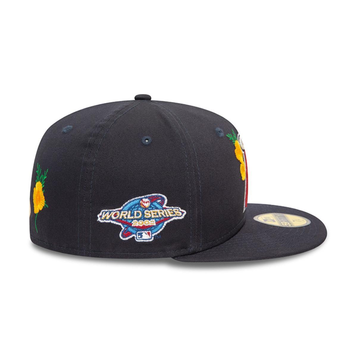 Gorra 59Fifty Anaheim Angels MLB Seasonal Flower Azul - 60565394-3
