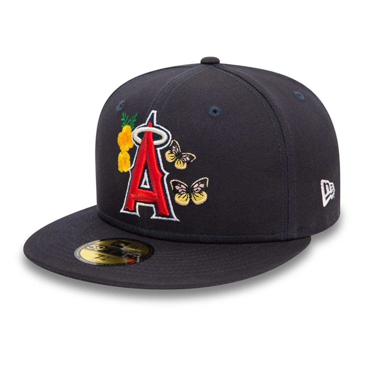 Gorra 59Fifty Anaheim Angels MLB Seasonal Flower Navy - 60565394-1
