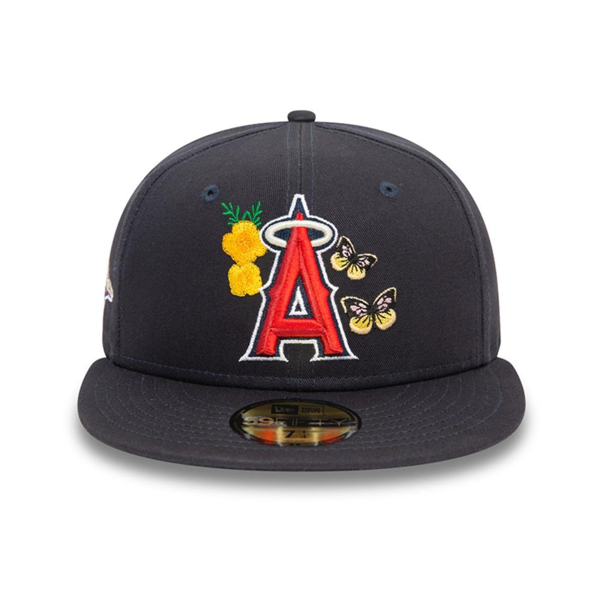 Gorra 59Fifty Anaheim Angels MLB Seasonal Flower Navy - 60565394-2