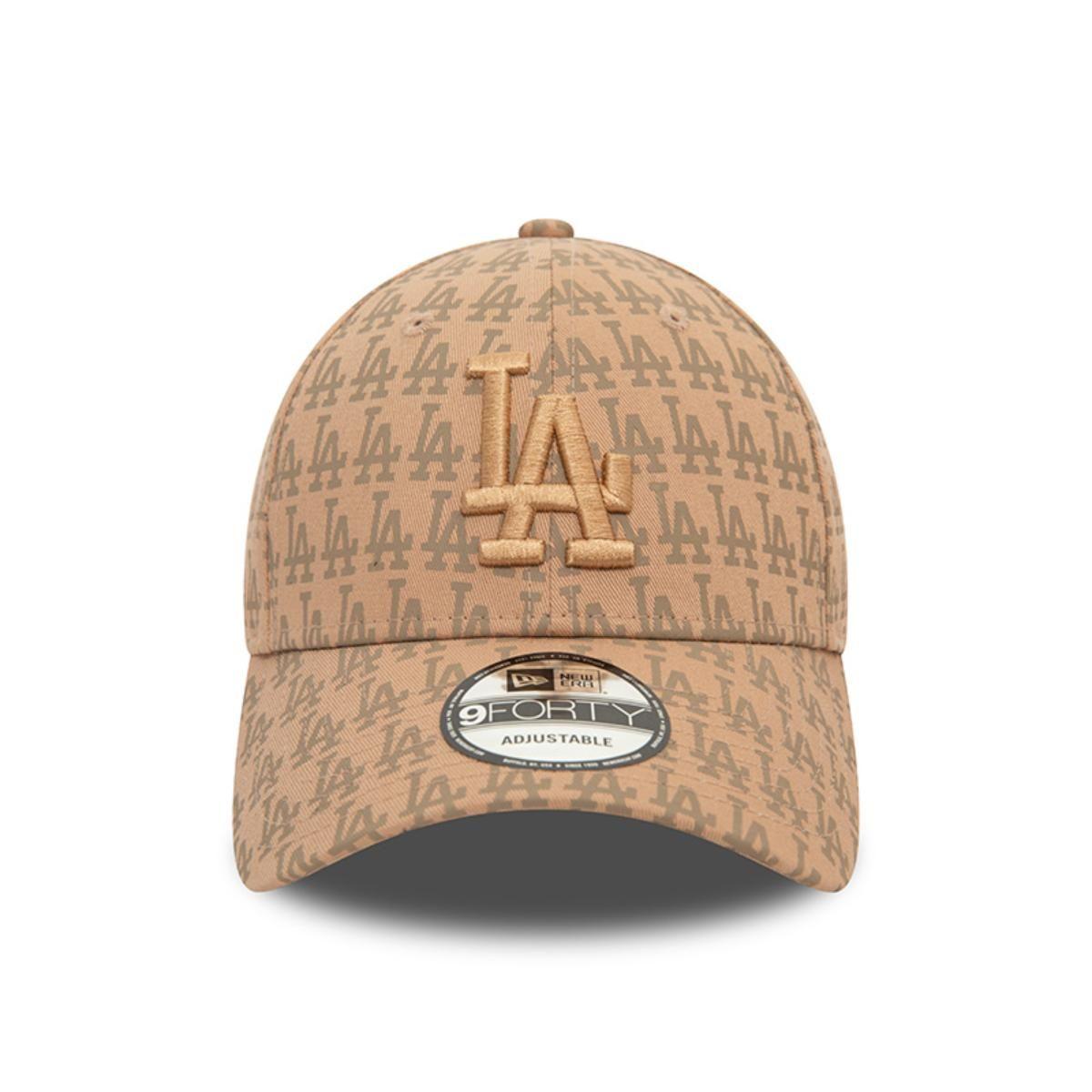 Gorra 9Forty Los Angeles Dodgers MLB Team Monogram Med Beige - 60565351-2