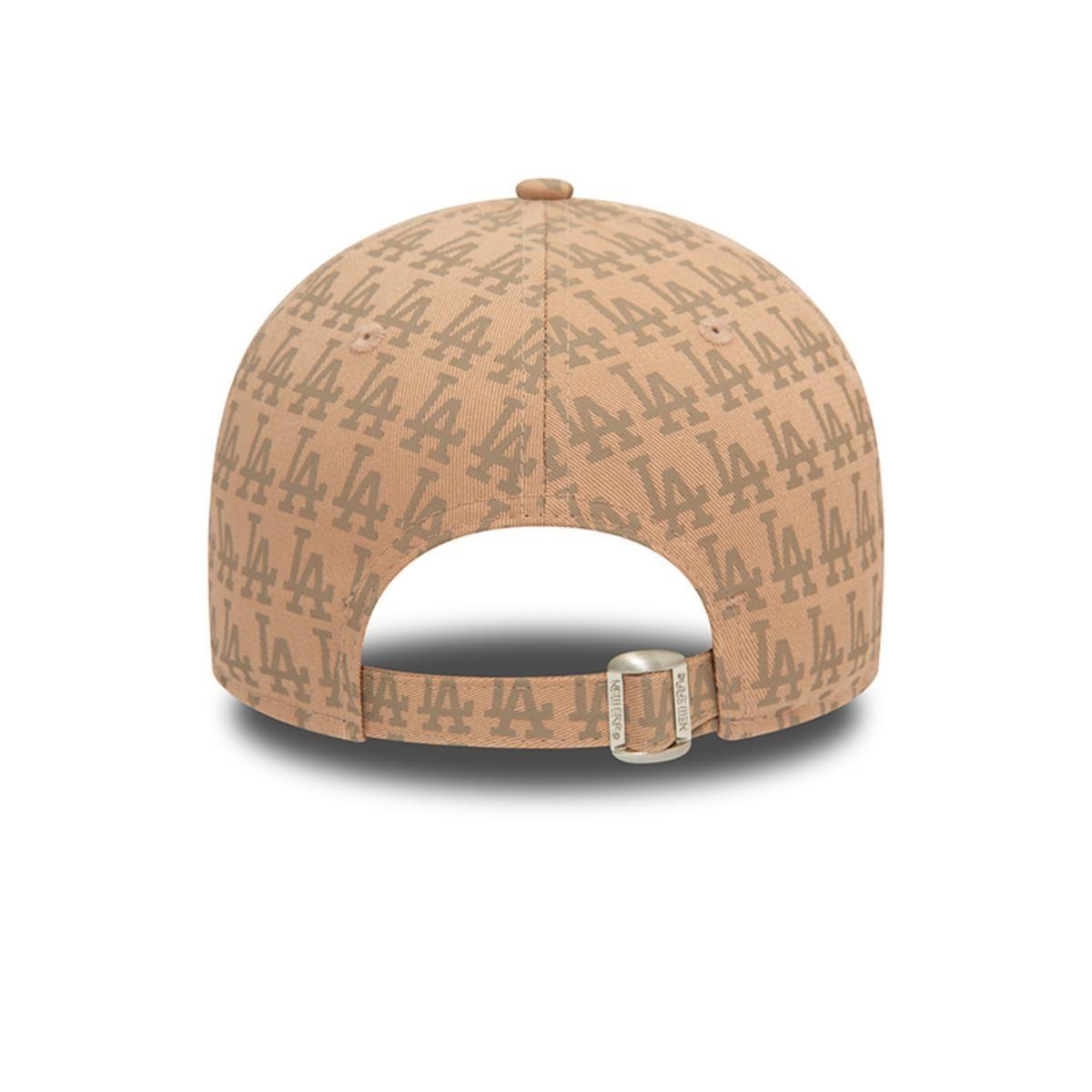 Gorra 9Forty Los Angeles Dodgers MLB Team Monogram Med Beige - 60565351-3