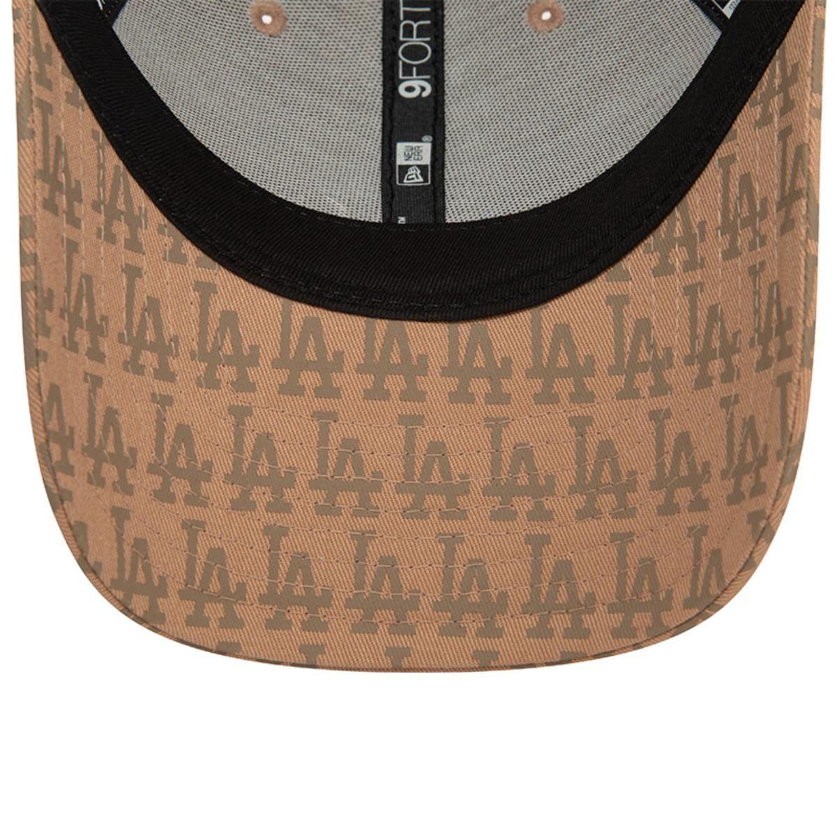 Gorra 9Forty Los Angeles Dodgers MLB Team Monogram Med Beige - 60565351-4