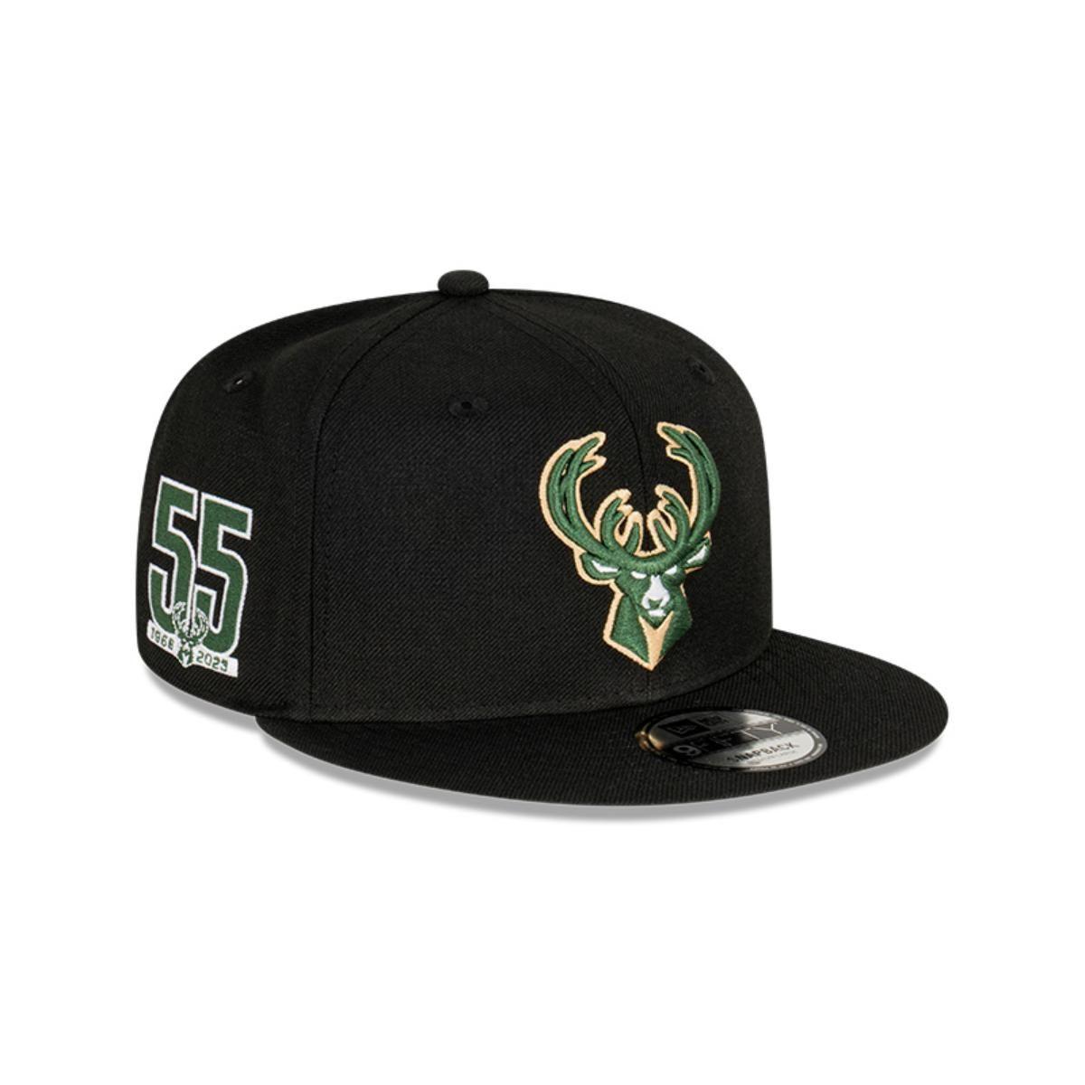 Gorra 59fifty NBA Milwaukee Bucks Side Patch Black New Era - 60416028-0