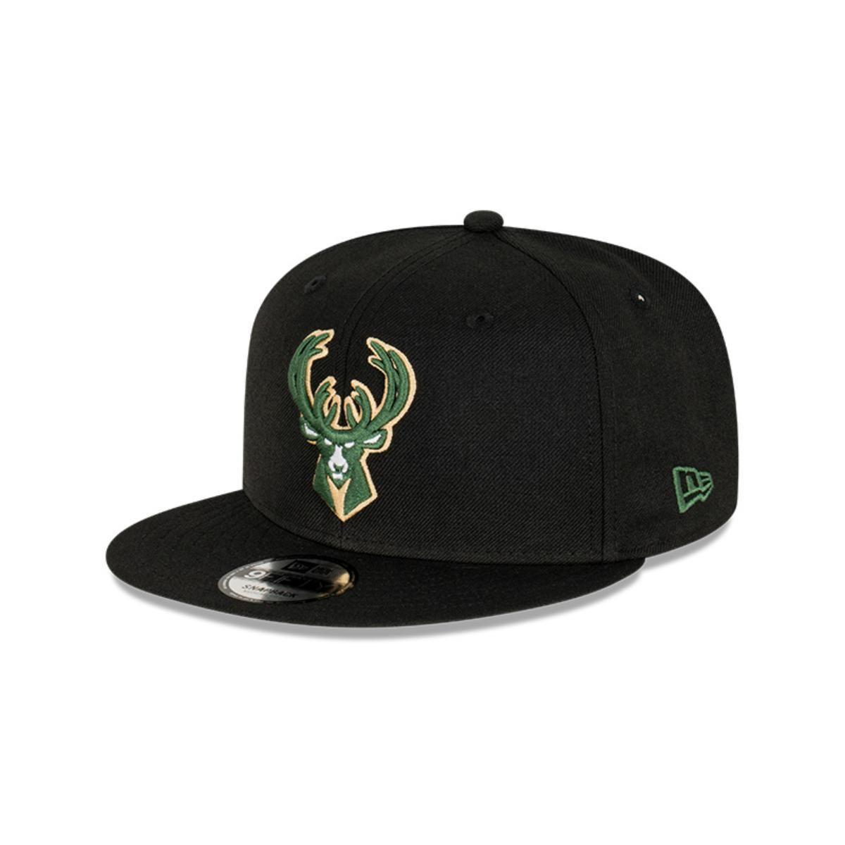 Gorra 59fifty NBA Milwaukee Bucks Side Patch Black New Era - 60416028-1