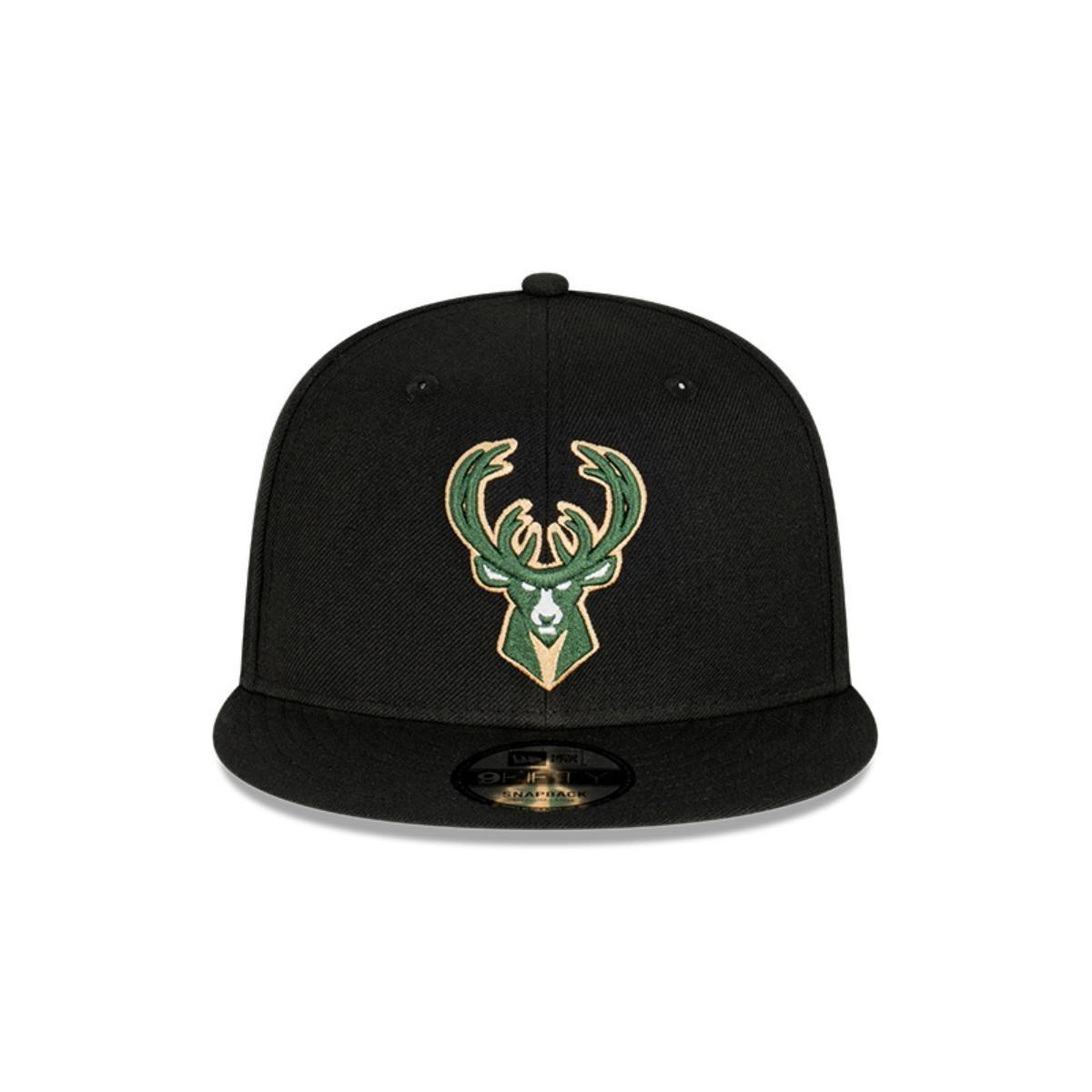 Gorra 59fifty NBA Milwaukee Bucks Side Patch Black New Era - 60416028-2