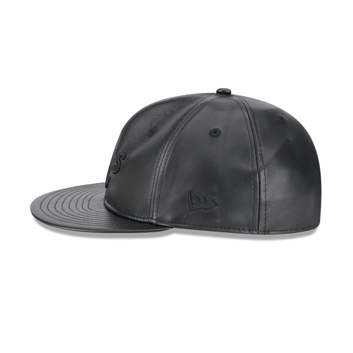 Gorra 9Fifty MLB Oakland Athletics Genuine Leather Black - 60585325-3