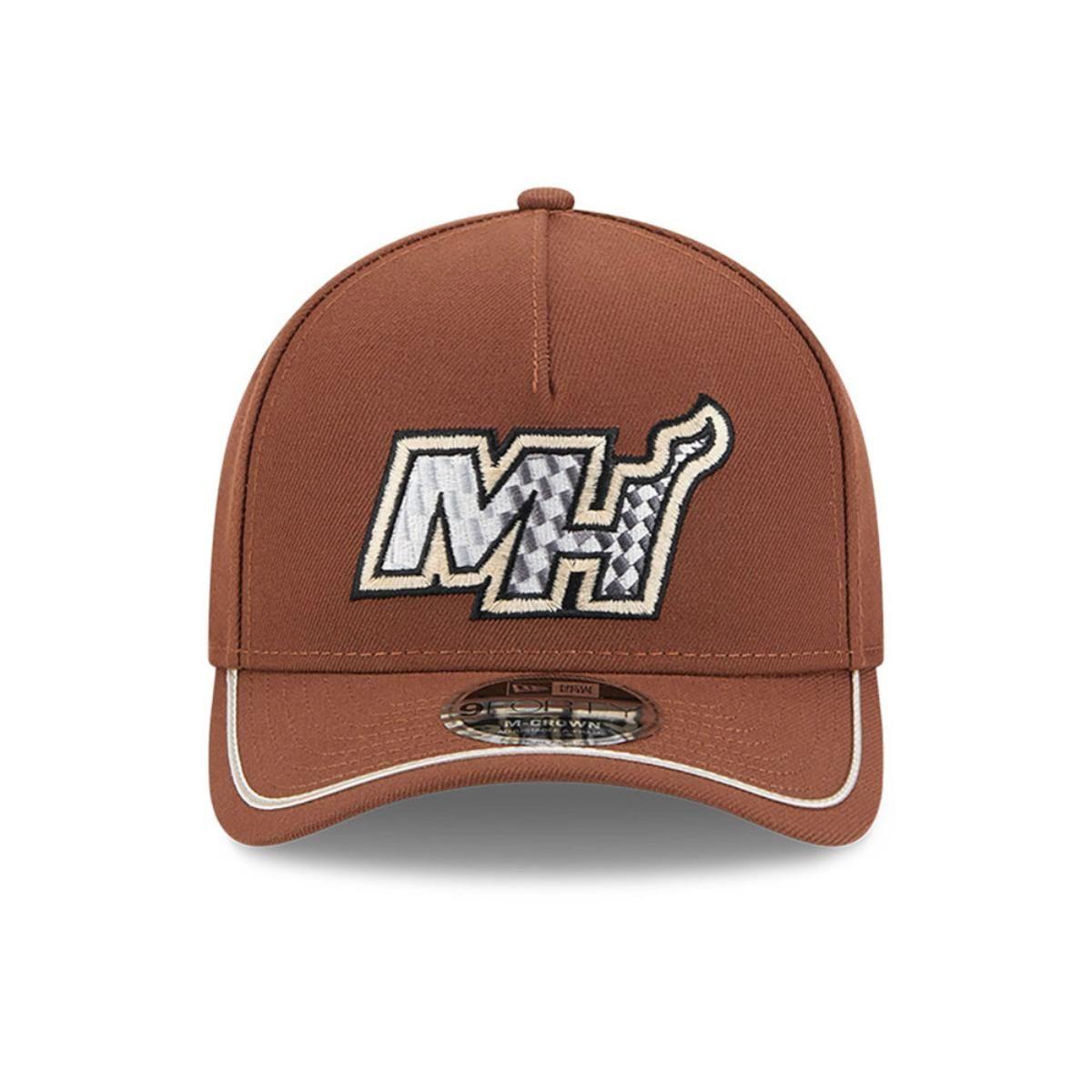 Gorra 9Forty Miami Heat NBA New Era MotorSport Dark Brown - 60641226-2