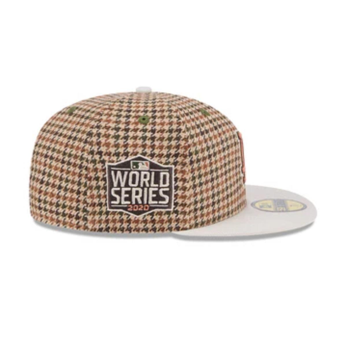 Gorra 59Fifty Los Angeles Dodgers MLB Houndstooh Open Brown - 60573414-3