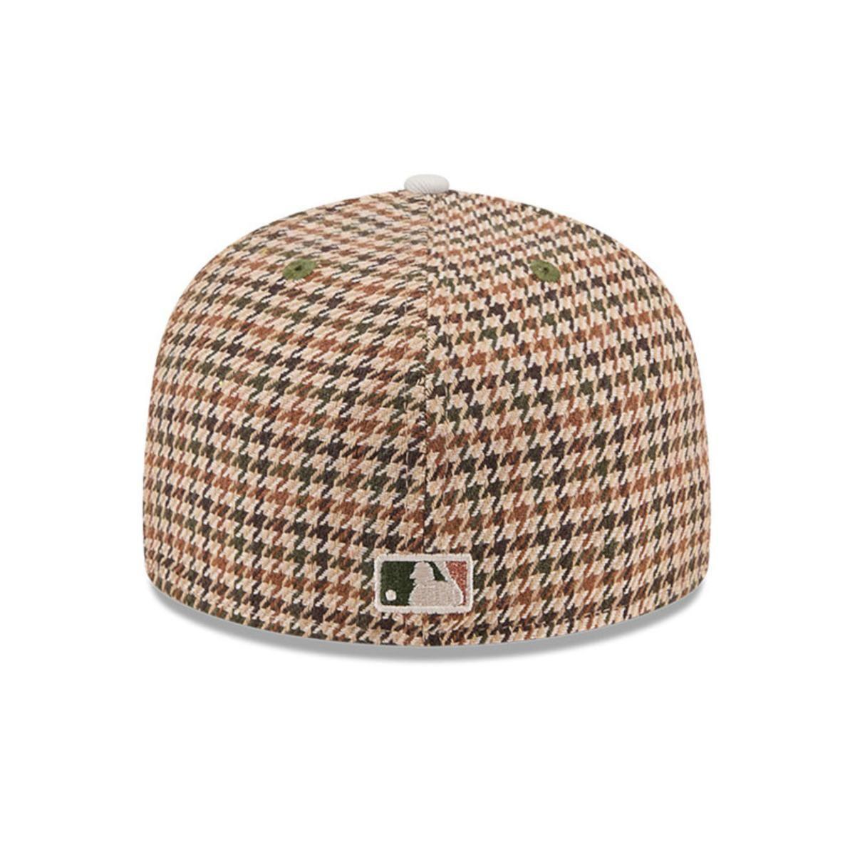 Gorra 59Fifty Los Angeles Dodgers MLB Houndstooh Open Brown - 60573414-5