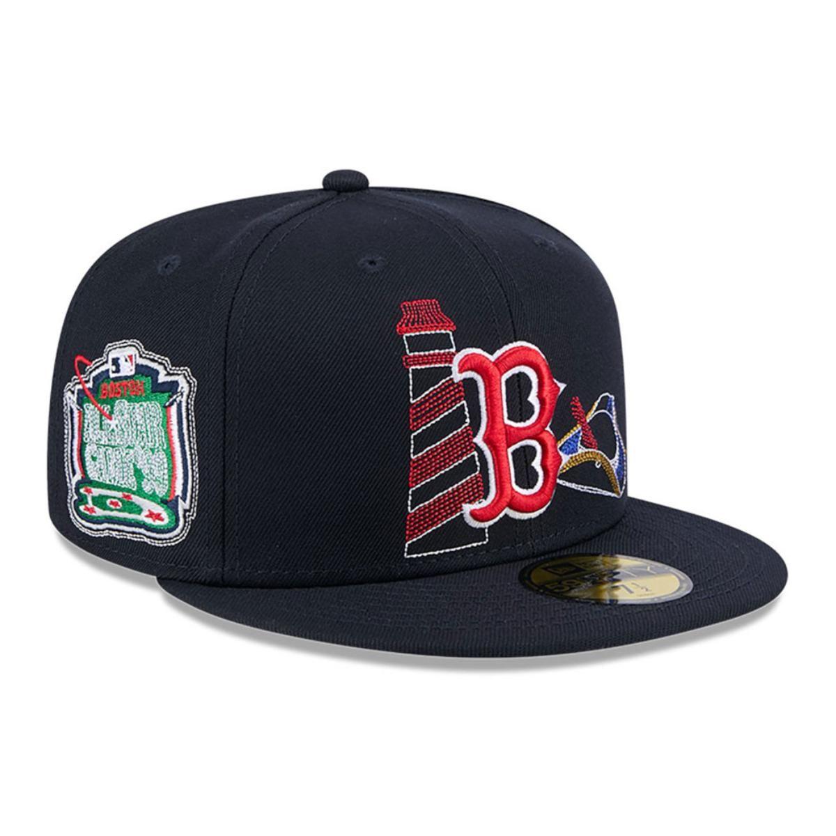 Gorra 59Fifty Boston Red Sox MLB State Stitch Navy - 60641258-0