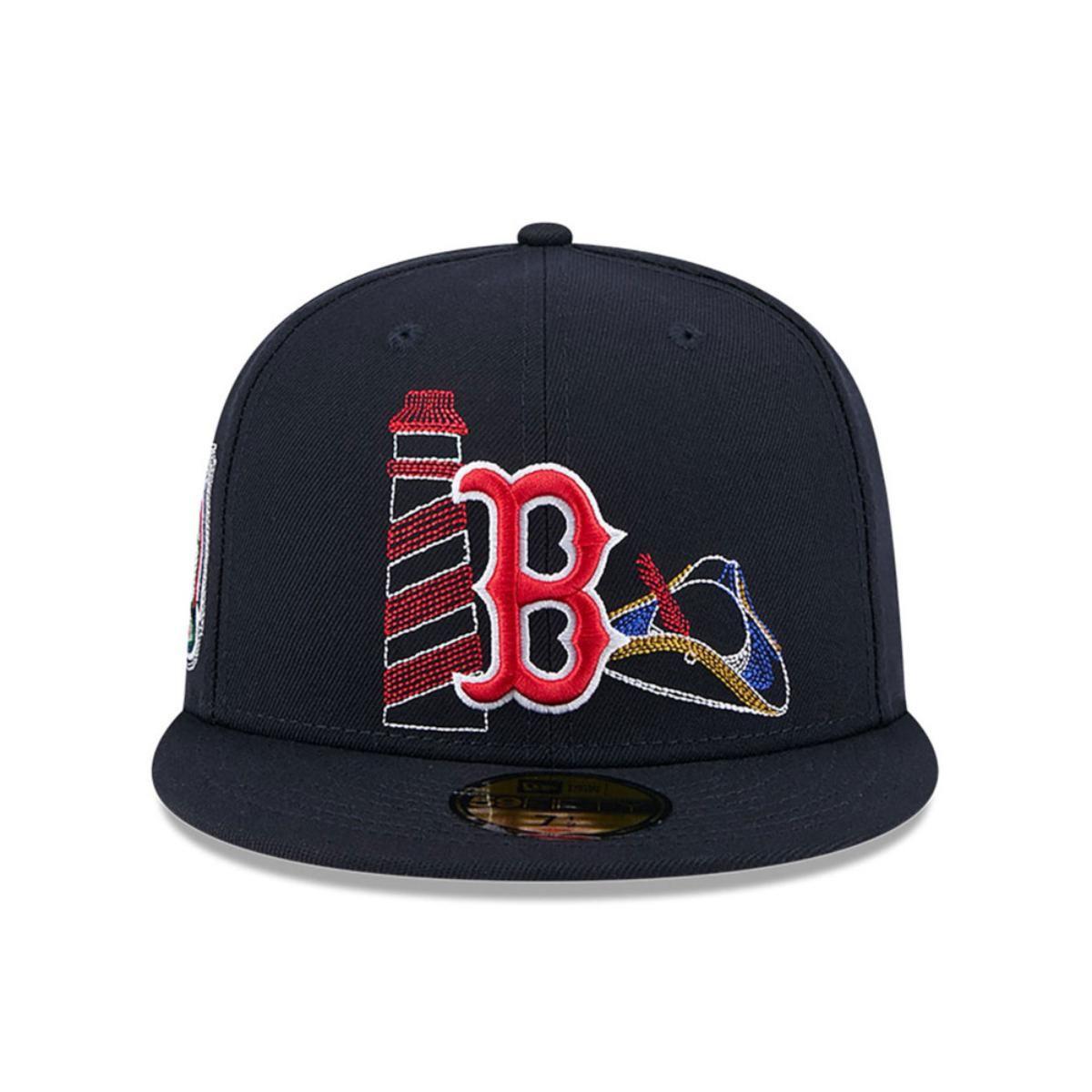 Gorra 59Fifty Boston Red Sox MLB State Stitch Navy - 60641258-2