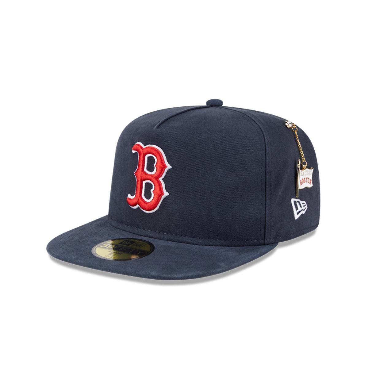 Gorra 59Fifty Boston Red Sox MLB Championshio Side Flag Navy - 60640952-0