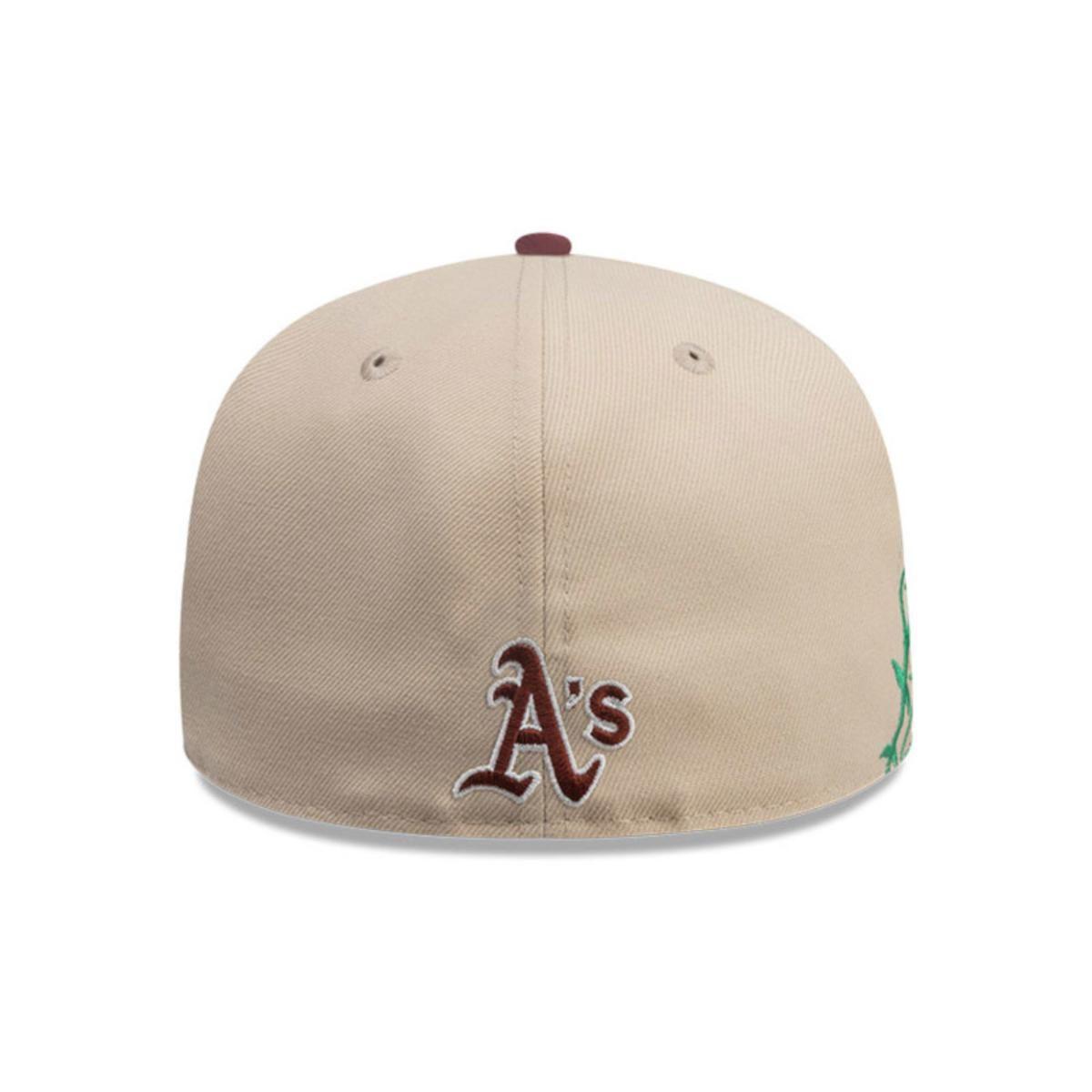 Gorra 59Fifty Oakland Athletics MLB City Elements Beige - 60768702-3