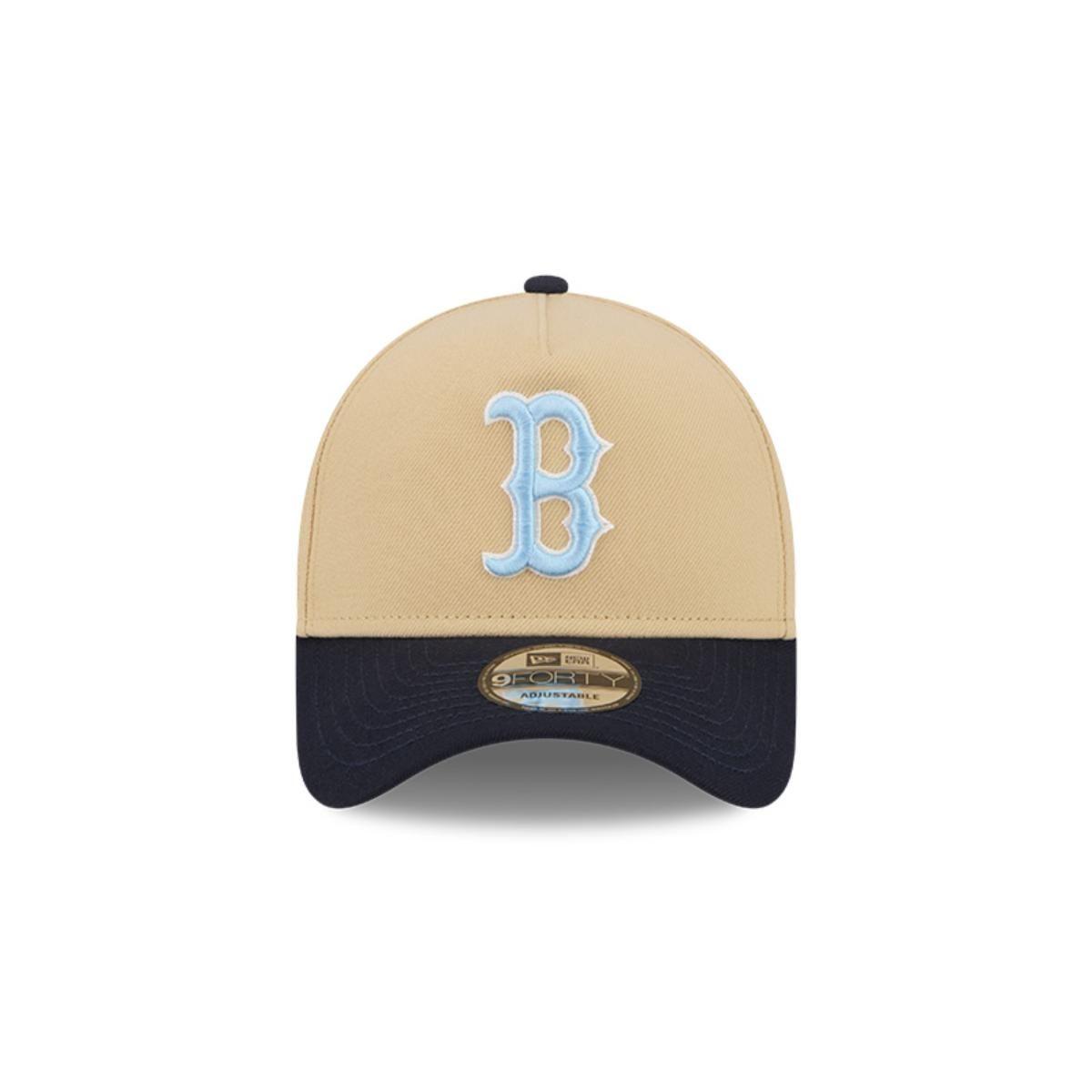 Gorro 9forty MLB Boston Red Sox City Sidepatch Light Beige-2
