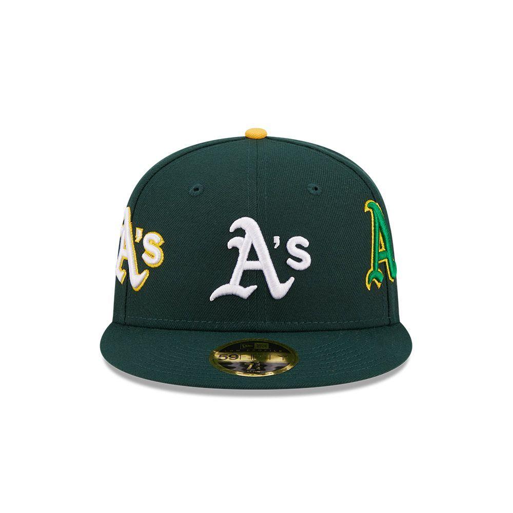 Jockey Oakland Athletics MLB 59Fifty Semicurva Dark Green - 60285056-2