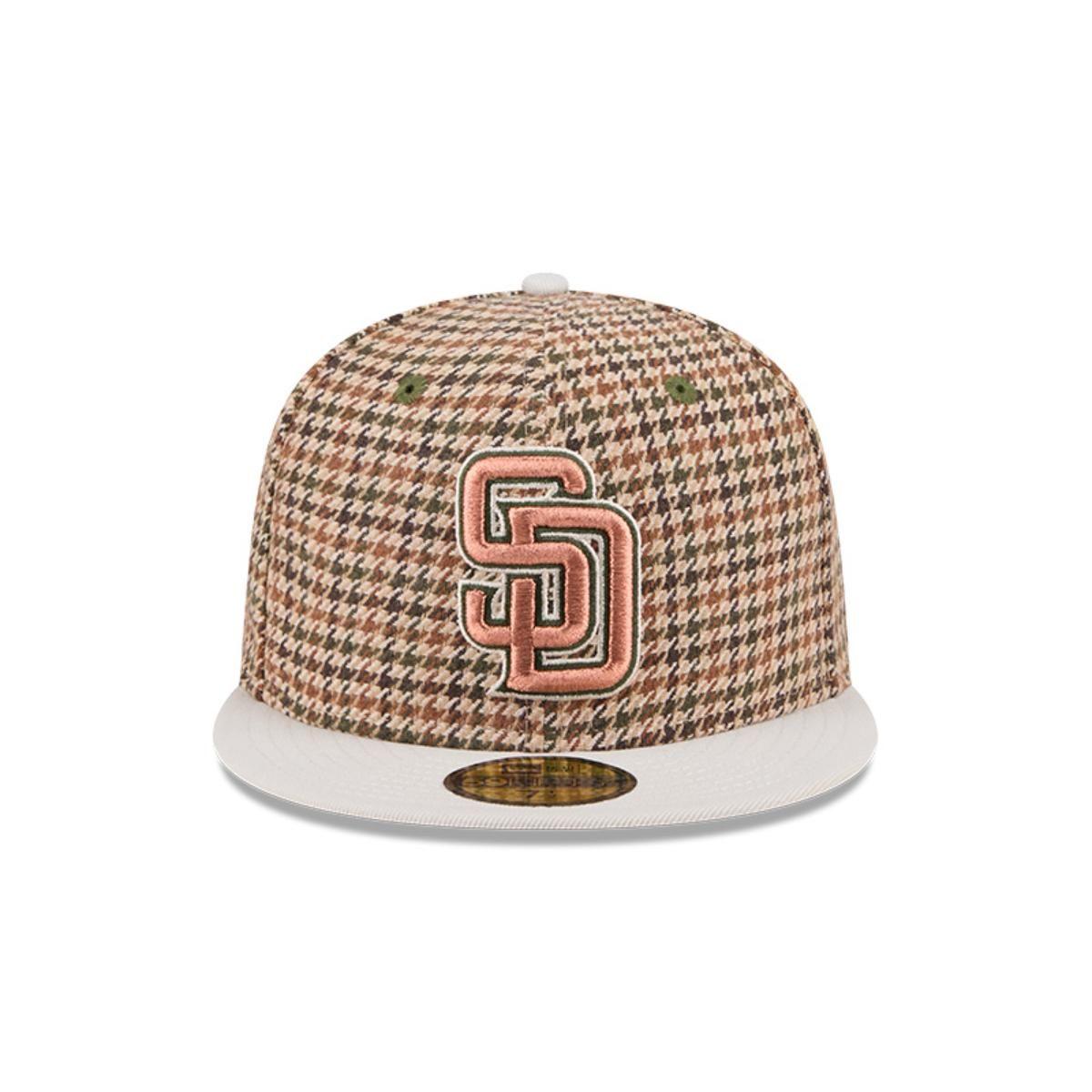 Gorra 59Fifty San Diego Padres MLB Houndstooh Open Brown - 60573411-2