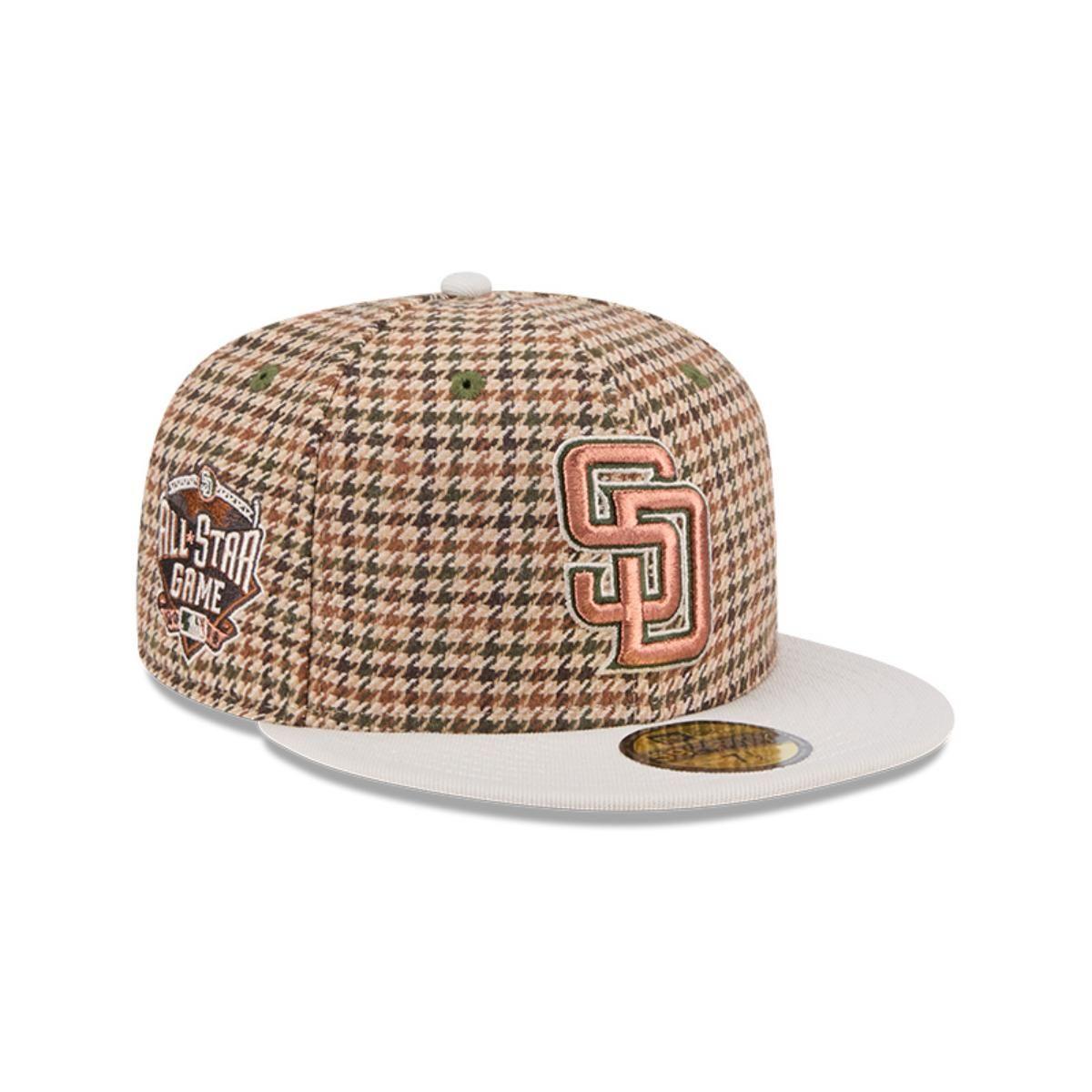 Gorra 59Fifty San Diego Padres MLB Houndstooh Open Brown - 60573411-0