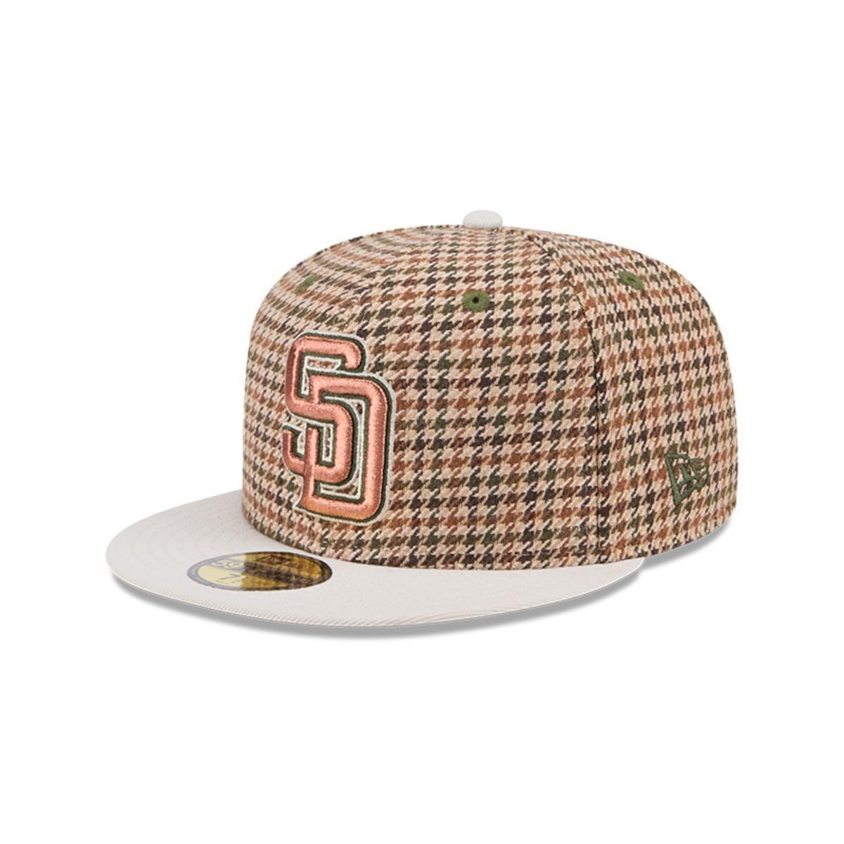 Gorra 59Fifty San Diego Padres MLB Houndstooh Open Brown - 60573411-1