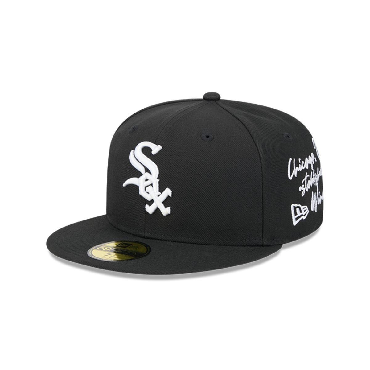 Gorra 59Fifty Chicago White Sox MLB Team Verbiage Black - 60573621-0