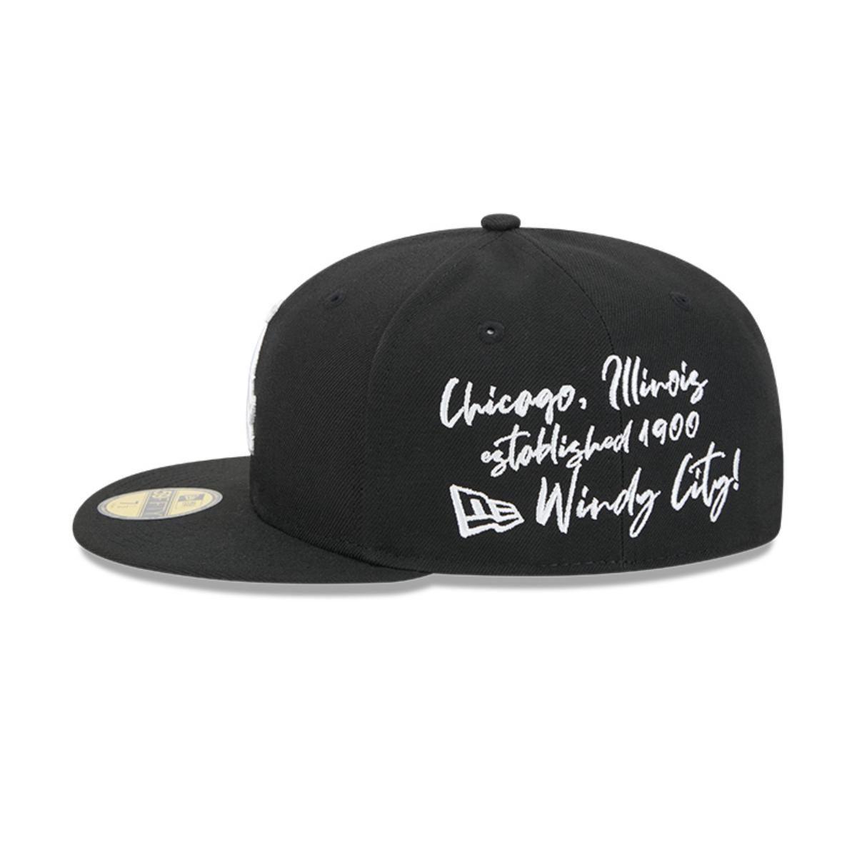 Gorra 59Fifty Chicago White Sox MLB Team Verbiage Black - 60573621-3