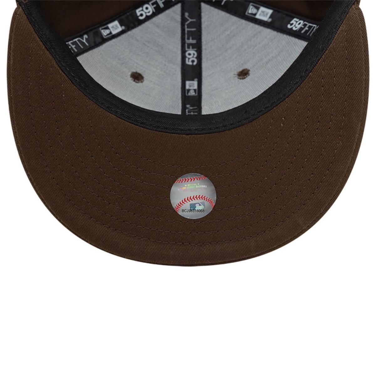 Gorra 59Fifty Los Angeles Dodgers MLB Floral Border Dark Brown - 60593305-6
