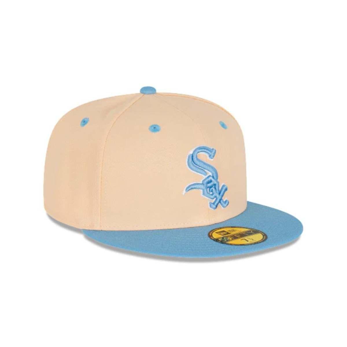 Gorra 59fifty MLB Chicago White Sox Ice Latte Orange New Era - 60416038-1