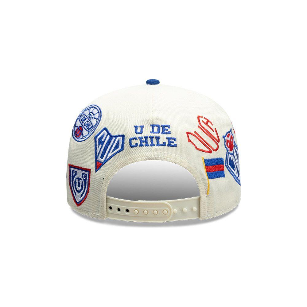 Gorra New Era 9Fifty Universidad De Chile Futbol Azul Blanco-60855612-OSFM-5