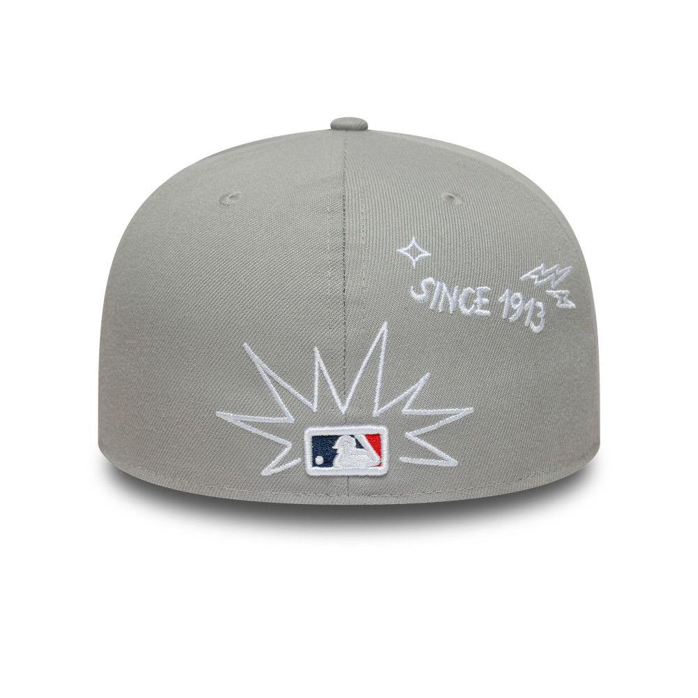 Gorra 59Fifty MLB New York Yankees Scribble Azul - 60955856-5