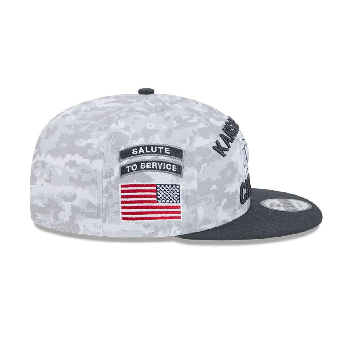 Gorra 9Fifty Kansas City Chiefs NFL Salute to Service Charcoal - 60583020-4