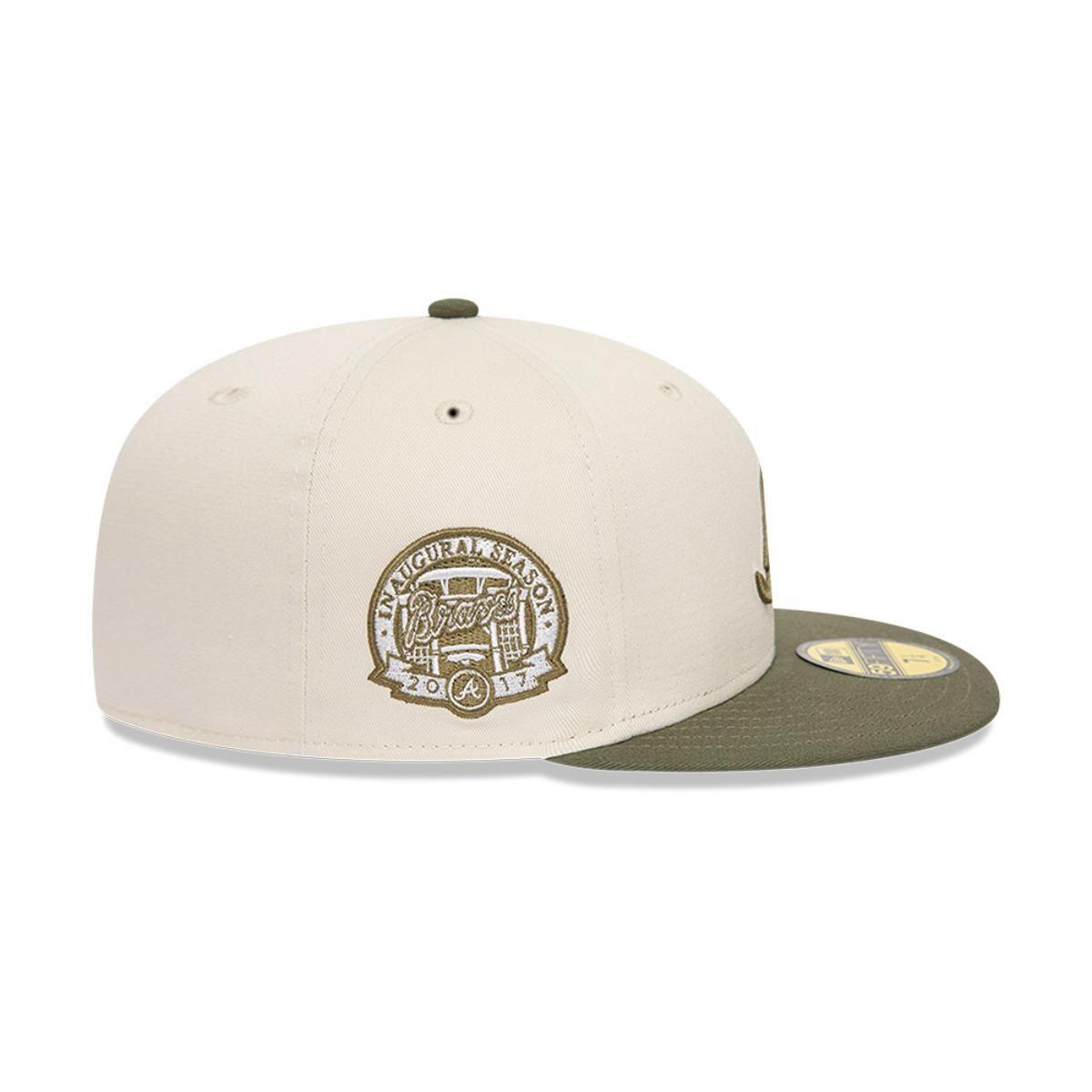 Gorra 59Fifty Atlanta Braves Pastel Pack Beige - 60435027-4