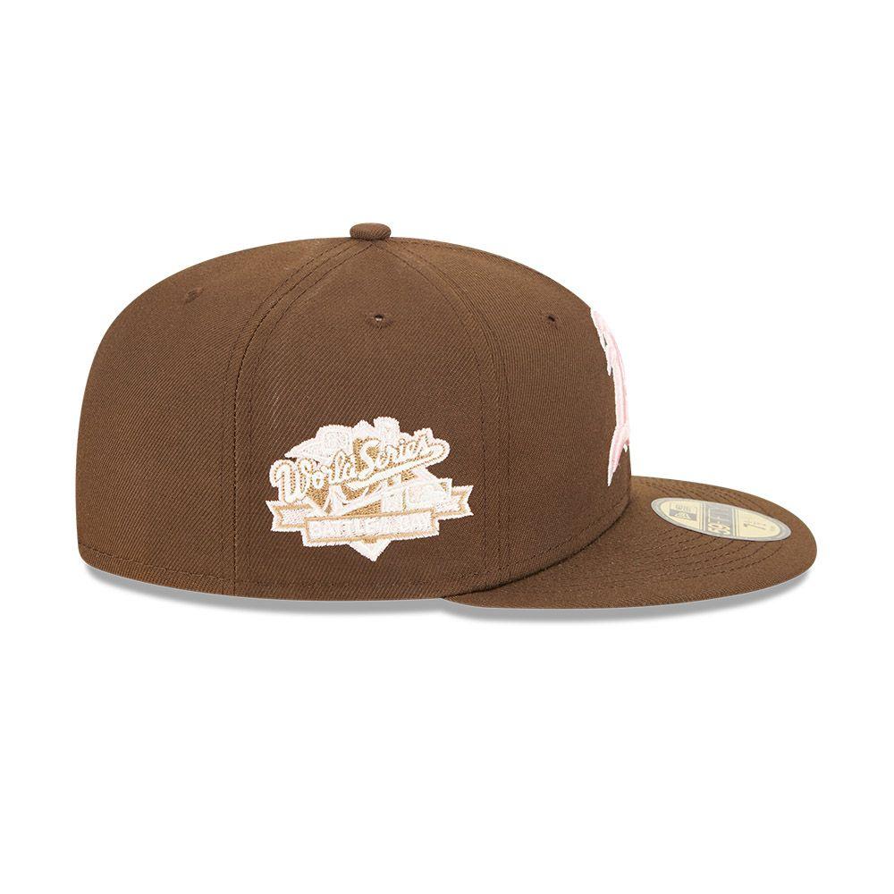 Gorra 59Fifty MLB Oakland Athletics Walnut Pink Marrón - 70709048-4