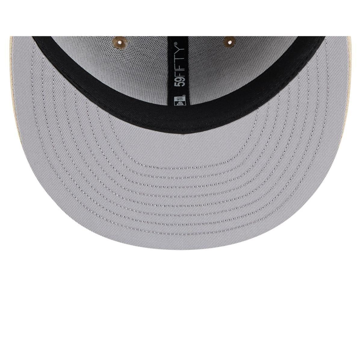 Gorra 59Fifty Oakland Athletics MLB Hand Stitched Beige - 60668438-6
