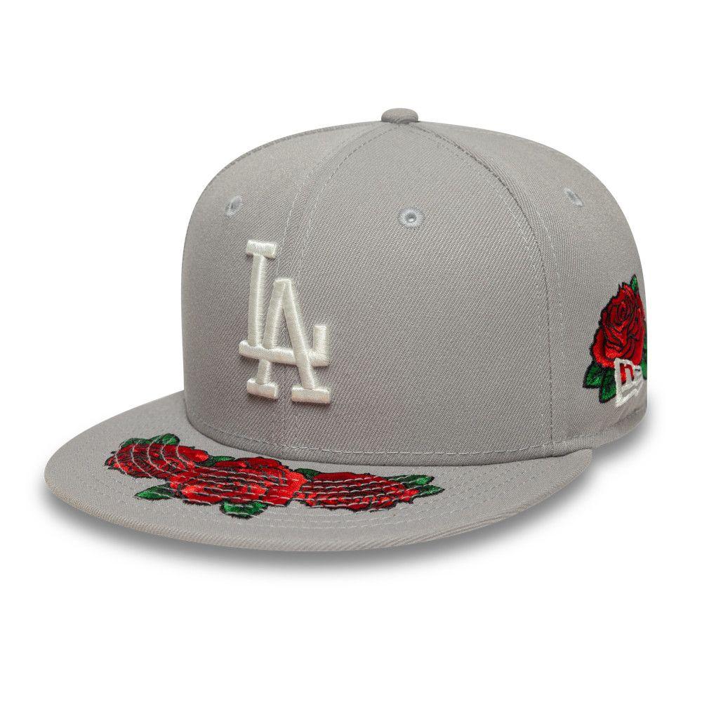 Gorra New Era 59Fifty Los Angeles Dodgers Coops Floral Gris - 60772628-2
