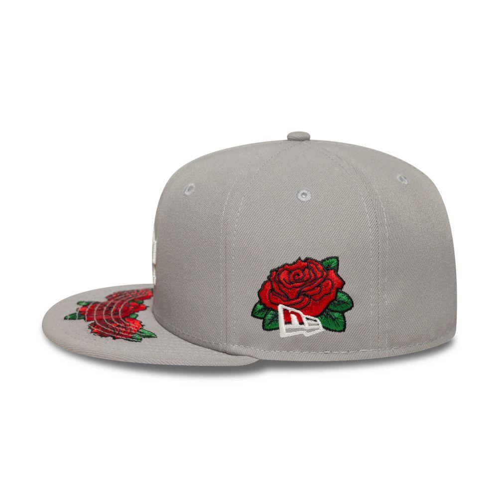 Gorra New Era 59Fifty Los Angeles Dodgers Coops Floral Gris - 60772628-4