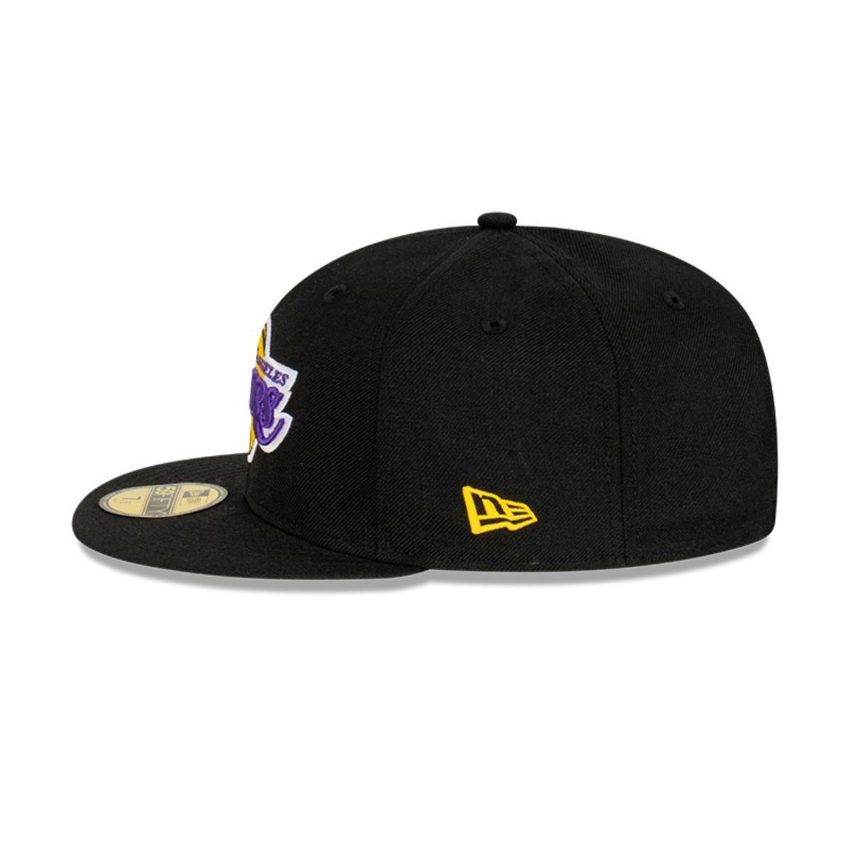 Gorra 59fifty NBA Los Angeles Lakers Side Patch Black - 60416029-4