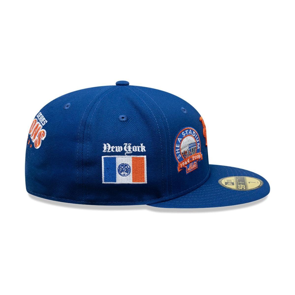 Gorra 59Fifty New York Mets MLB Many Patch Black - 14391635-3
