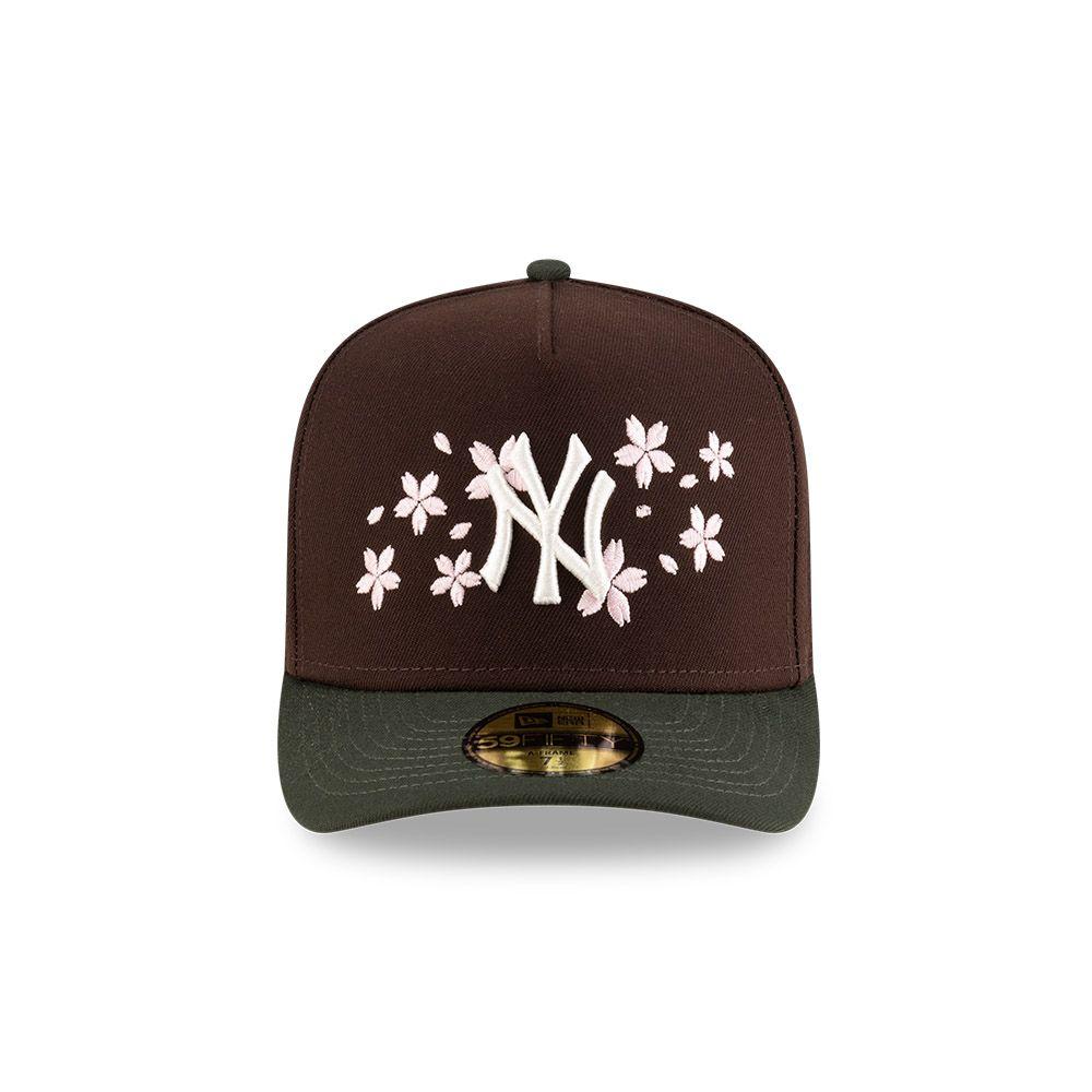 Gorra 59Fifty MLB New York Yankees Cherry Blossom Marrón - 70959374-2