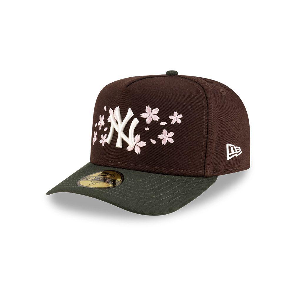 Gorra 59Fifty MLB New York Yankees Cherry Blossom Marrón - 70959374-1