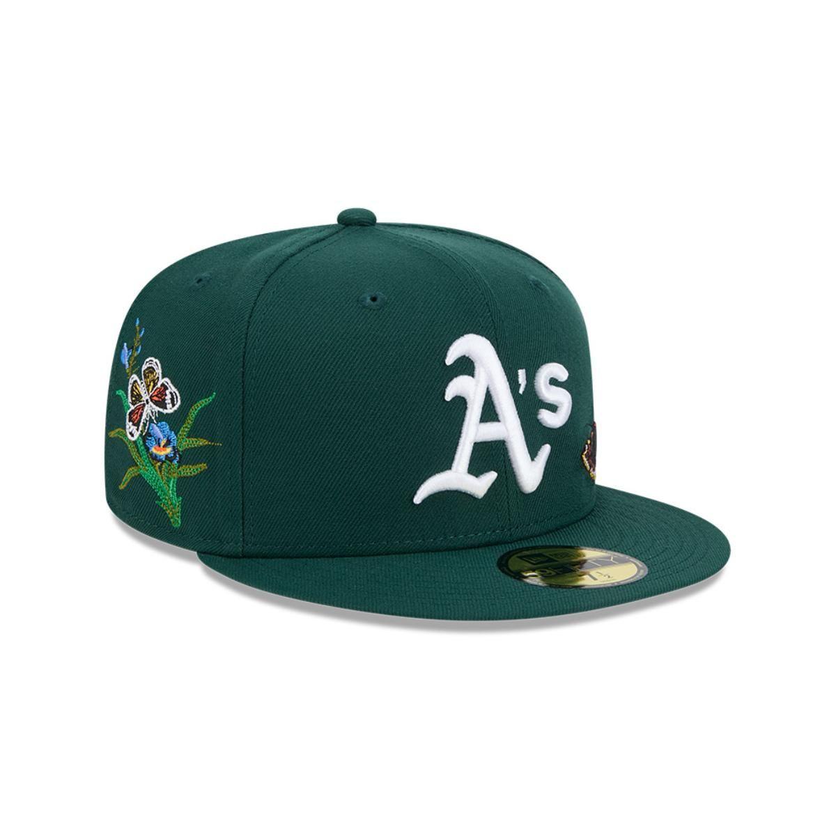Gorra 59Fifty MLB Oakland Athletics Felt X MLB Dark Green - 60624953-1